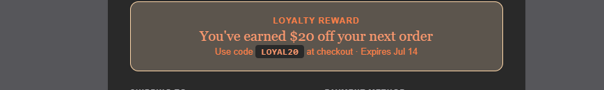 Promo banner in Dark Mode on Outlook Windows